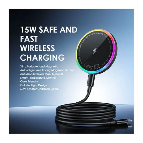 Oraimo PowerDock OWH-1151 15W Wireless Charging Pads- Black