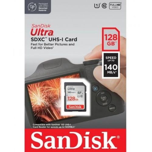 Sandisk 128GB Ultra UHS-I SDXC Camera Memory Card,120MB/S