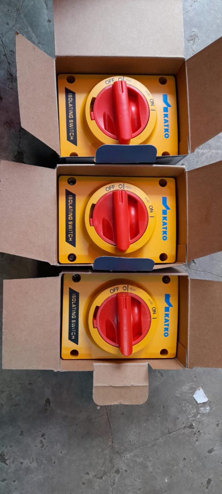 3 POLE 63 AMPS KATKO ISOLATING SWITCH