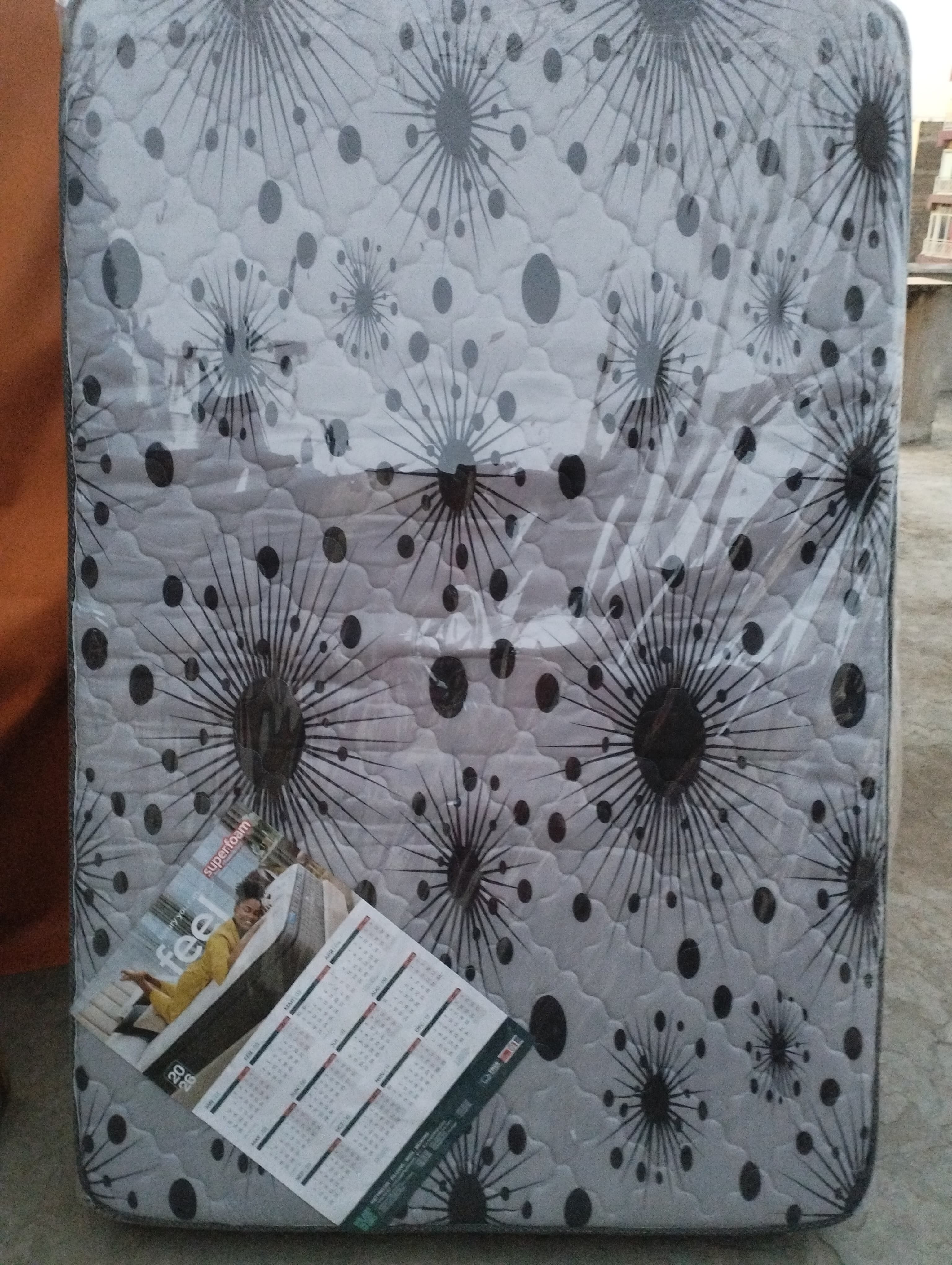 4×6×10 inch quilted morning glory superfoam medium density mattress