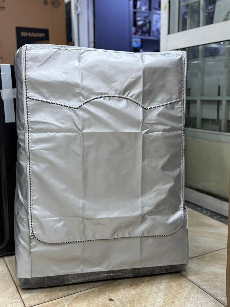Heavy Grey washing machine cover