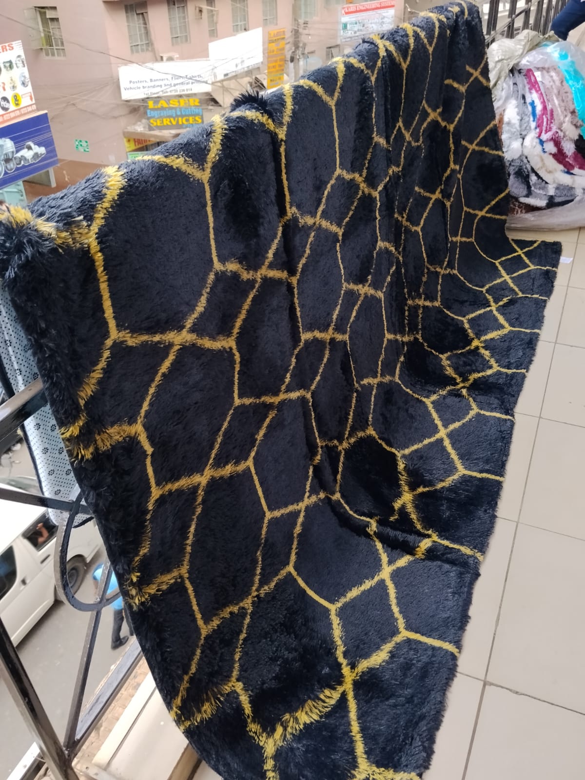 7by10 ft new design patched fluffy carpet