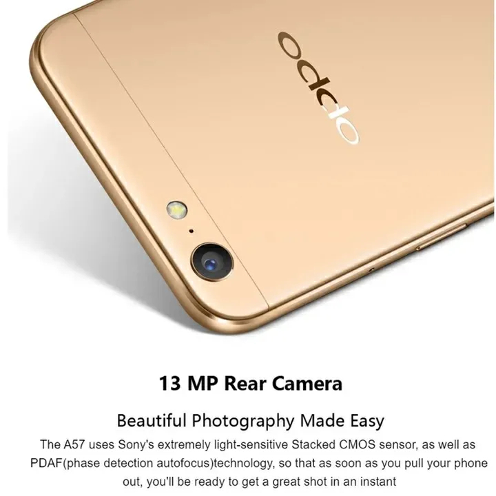 Refurbished OPPO A57 F1 32GB+3GB  5.2” 13MP+16MP  Fingerprint unlock phone Dual SIM 4G phone  Refurbished Phone SmartPhones Mobile Phones Smart phone 4G Phone oppp phone smartphone