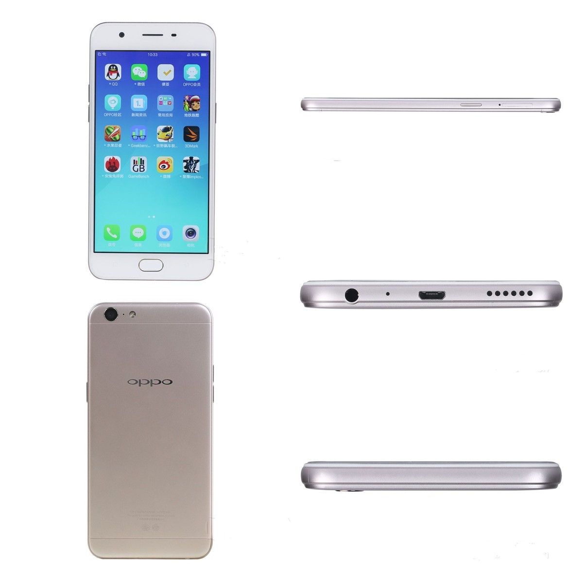 Refurbished OPPO A57 F1 32GB+3GB  5.2” 13MP+16MP  Fingerprint unlock phone Dual SIM 4G phone  Refurbished Phone SmartPhones Mobile Phones Smart phone 4G Phone oppp phone smartphone