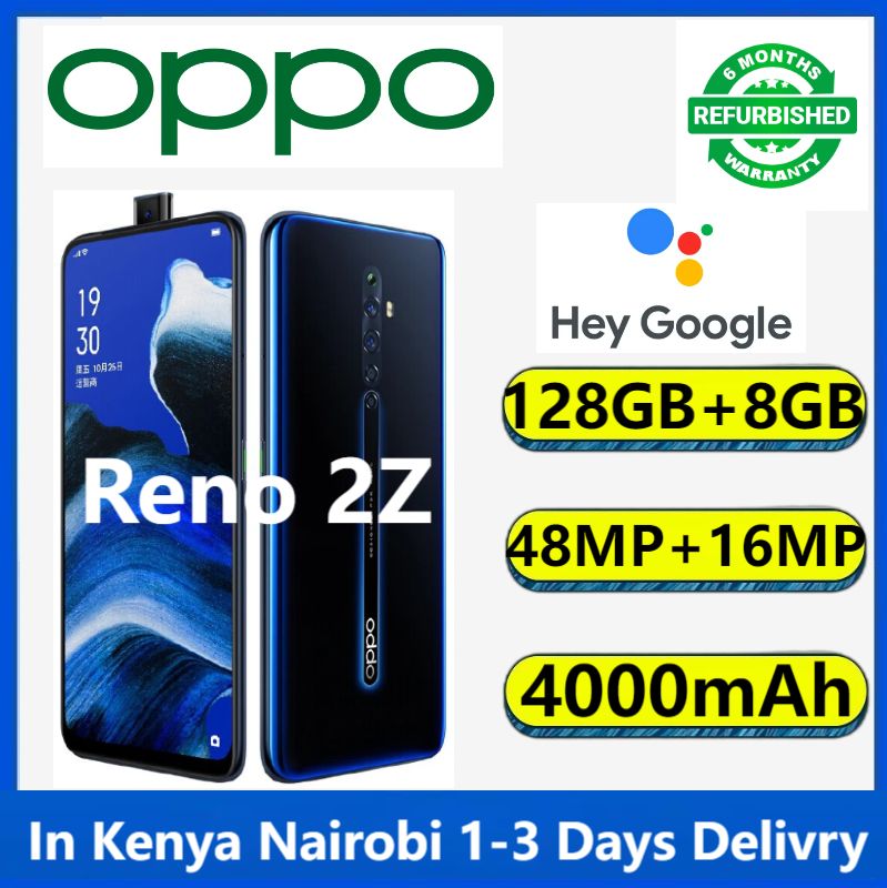 Refurbished OPPO Reno 2Z Google Edition 128GB+8GB 6.5 inches, supports 2G/3G/4G network dual-SIM mobile phone