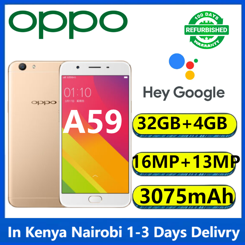 Refurbished OPPO A59s F1s 32GB+4GB 5.5 ” 3075mAh 16MP+13MP  Fingerprint unlocking phones Dual SIM 4G phone  Refurbished Phone SmartPhones Mobile Phones Smart phone 4G Phone oppp phone