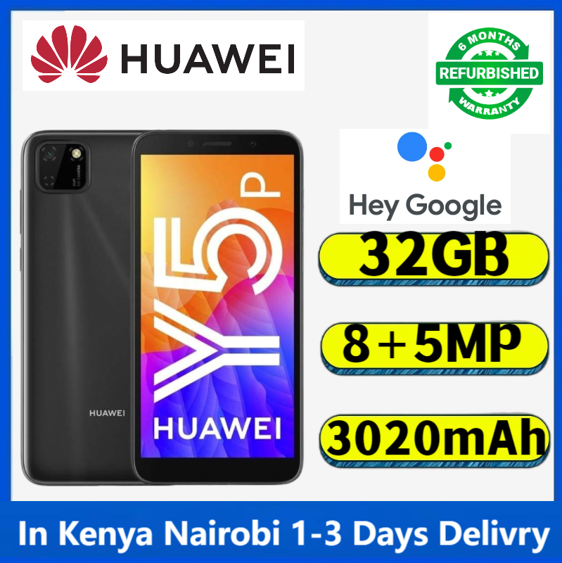Refurbished Huawei Y5P Smartphones 32GB 5.45 "8MP+5MP 3020mAh Dual SIM 4G phone Refurbished Phones SmartPhones Mobile Phones Smart phone 4G Phone Huwaei phone
