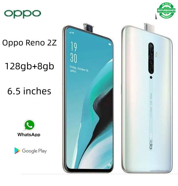 Refurbished OPPO Reno 2Z Smart phone 8GB+128GB Smartphone 6.5 inch Google version dual-SIM 4000mAh 48 million pixels  phone