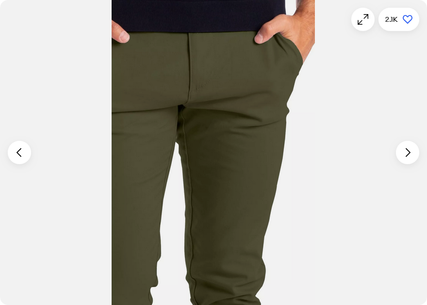 Jungle Green Soft Khaki Men's Trouser Slim Fit Casual- Non-Fading, Slight stretch, Long pants