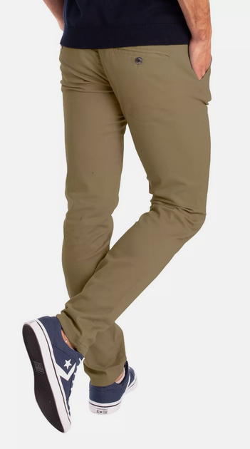 Brown & Light Brown Soft Khaki Men's Trouser Slim Fit Casual- Non-Fading, Slight stretch, Long pants