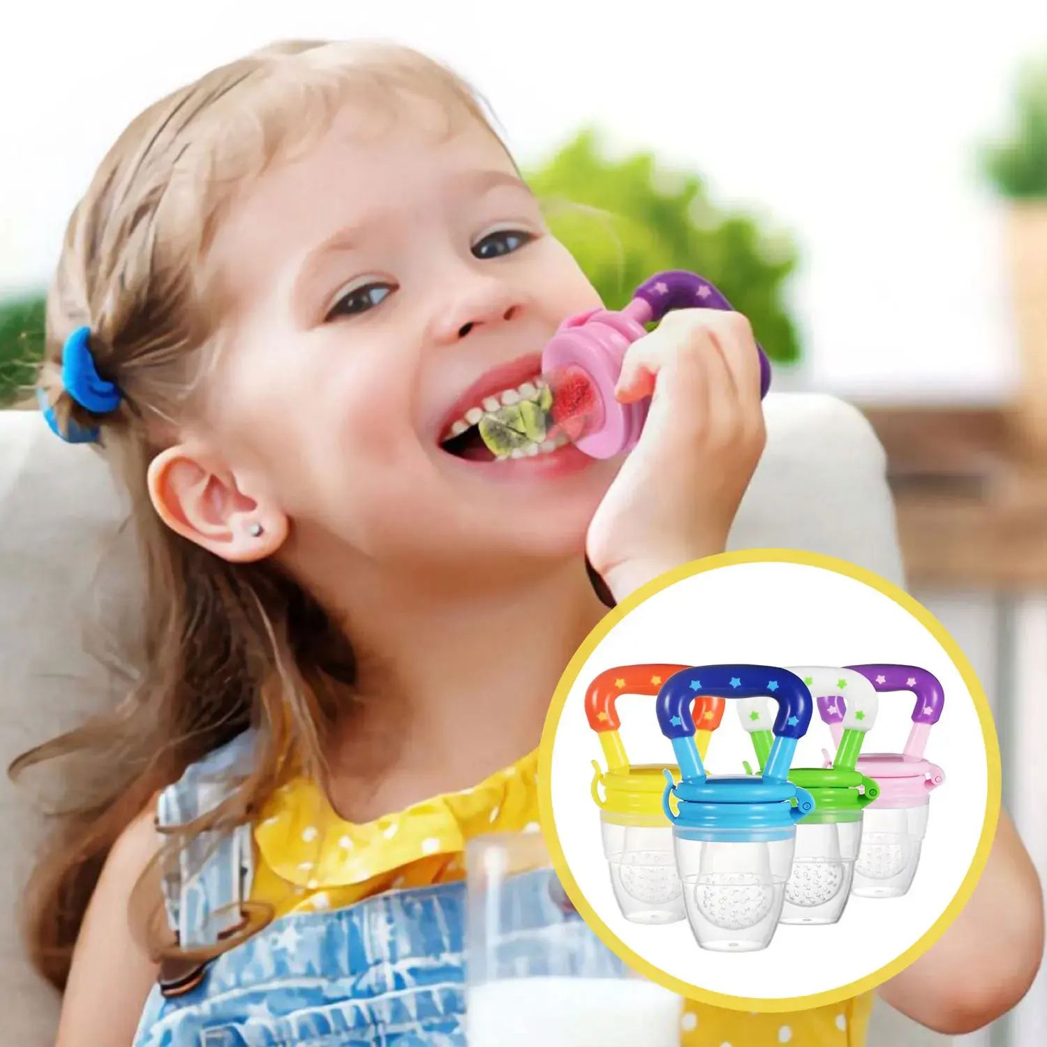 Baby Vegetable And Fruit Bite Bag, Food Aid For Toothless Babies To Eat Fruits, Silicone Bite Bag, Safe And Reassuring