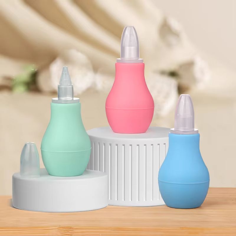 Simple Silicone Baby Nasal Aspirator Sucker Cleaner Nose Wash Anit Backflow Snot Cleaner New Baby Care Diagnostic-tool