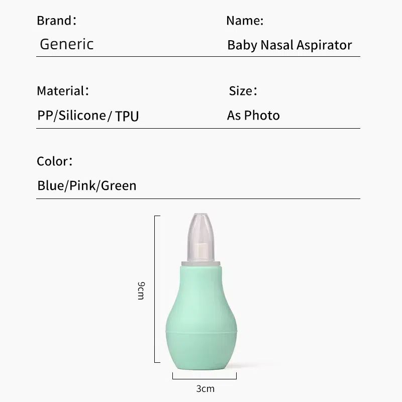 Simple Silicone Baby Nasal Aspirator Sucker Cleaner Nose Wash Anit Backflow Snot Cleaner New Baby Care Diagnostic-tool