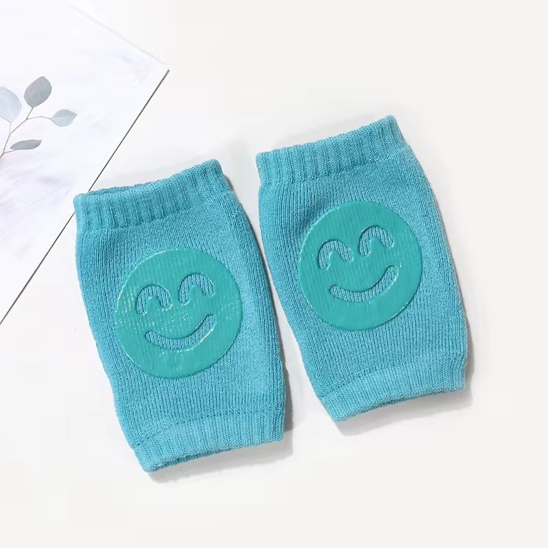 1 Pair Baby Knee Pad Baby Leg Warmer Smile Girl Boy Kids Safety Crawling Elbow Cushion Infant Toddlers Knee Support Protector Children Kneecap