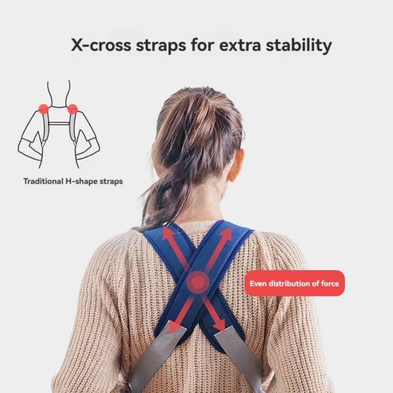 Multi-Functional Baby Carrier, Dual-Shoulder Infant Backpack, Front and Back Carrying Positions