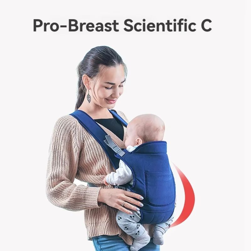 Multi-Functional Baby Carrier, Dual-Shoulder Infant Backpack, Front and Back Carrying Positions