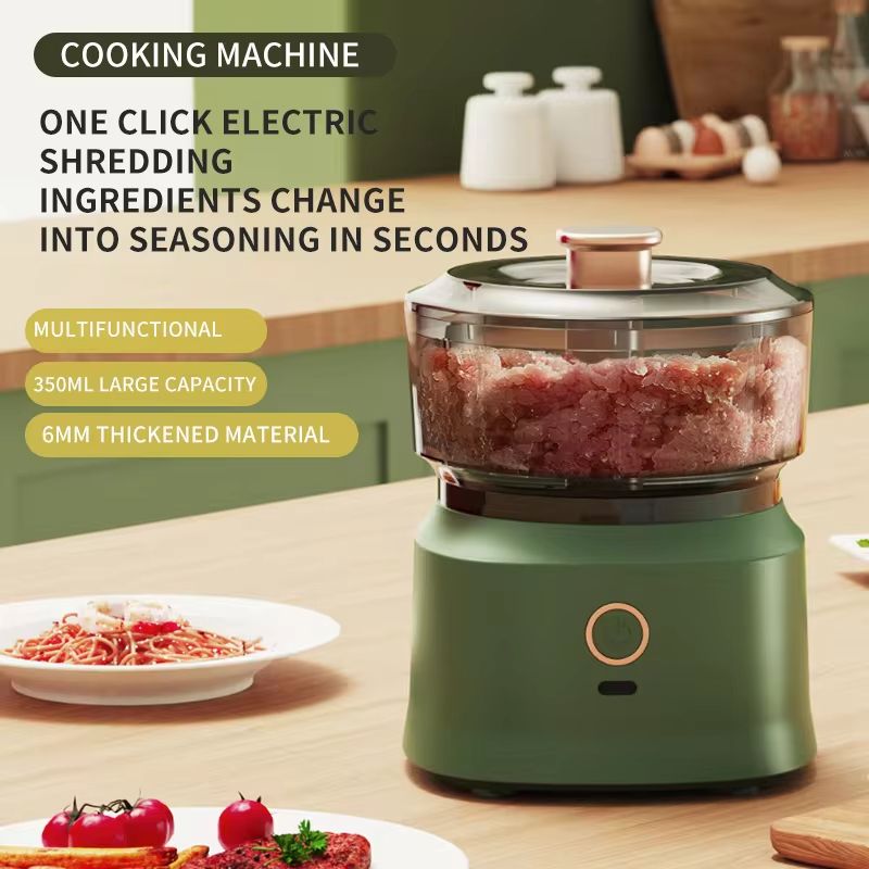 Mini Wireless Electric Baby Food Maker Dual Purpose Garlic Puree 350ml Usb Charging Kitchen Food Shredder Meat Grinder Vegetable