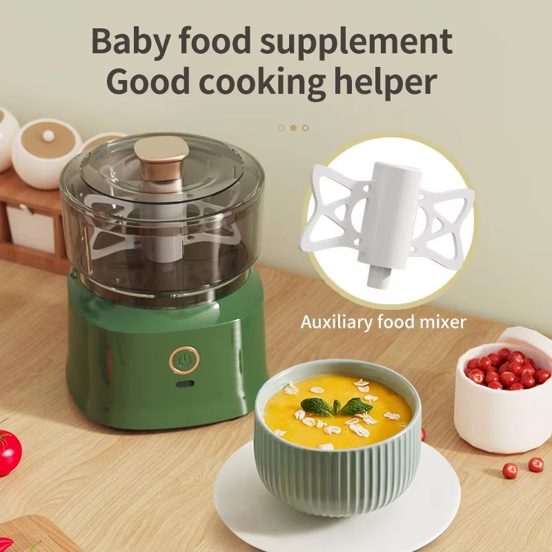 Mini Wireless Electric Baby Food Maker Dual Purpose Garlic Puree 350ml Usb Charging Kitchen Food Shredder Meat Grinder Vegetable