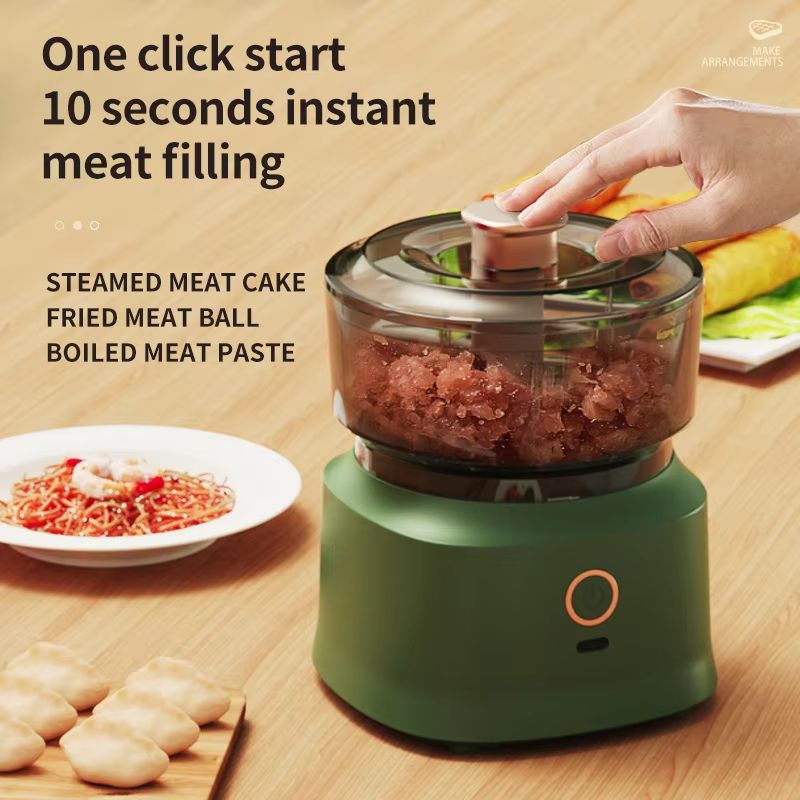 Mini Wireless Electric Baby Food Maker Dual Purpose Garlic Puree 350ml Usb Charging Kitchen Food Shredder Meat Grinder Vegetable