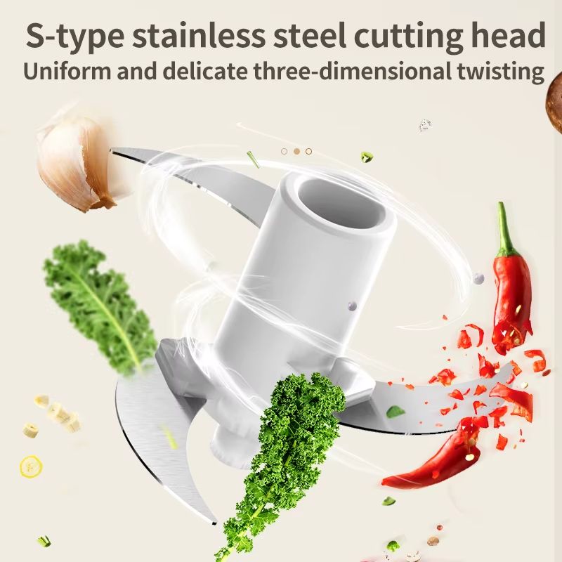 Mini Wireless Electric Baby Food Maker Dual Purpose Garlic Puree 350ml Usb Charging Kitchen Food Shredder Meat Grinder Vegetable