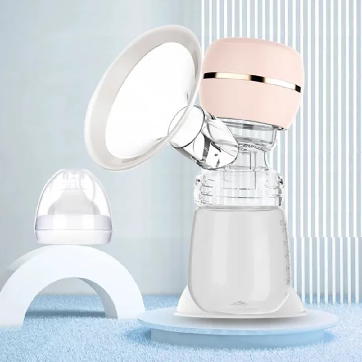 New Electric Breast Pump Machine With Suction For Breast Milk Postpartum Massage Painless And Silent Breast Pump Charging with 180ml Milk Bottle