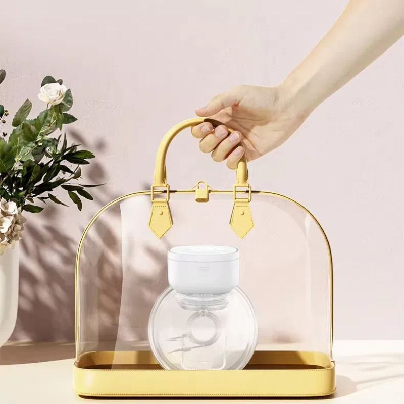 Smart Wearable Invisible Electric Breast Pump Portable High Suction Rechargeable Extractors BPA Free 3 Modes & 12 Levels Low Noise