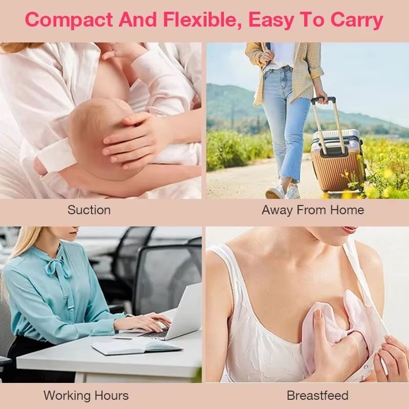 Electric Breast Pump Breast Pump with LED Screen Milk Puller for Breastfeeding Low Noise with 180ml Milk Bottle BPA-free
