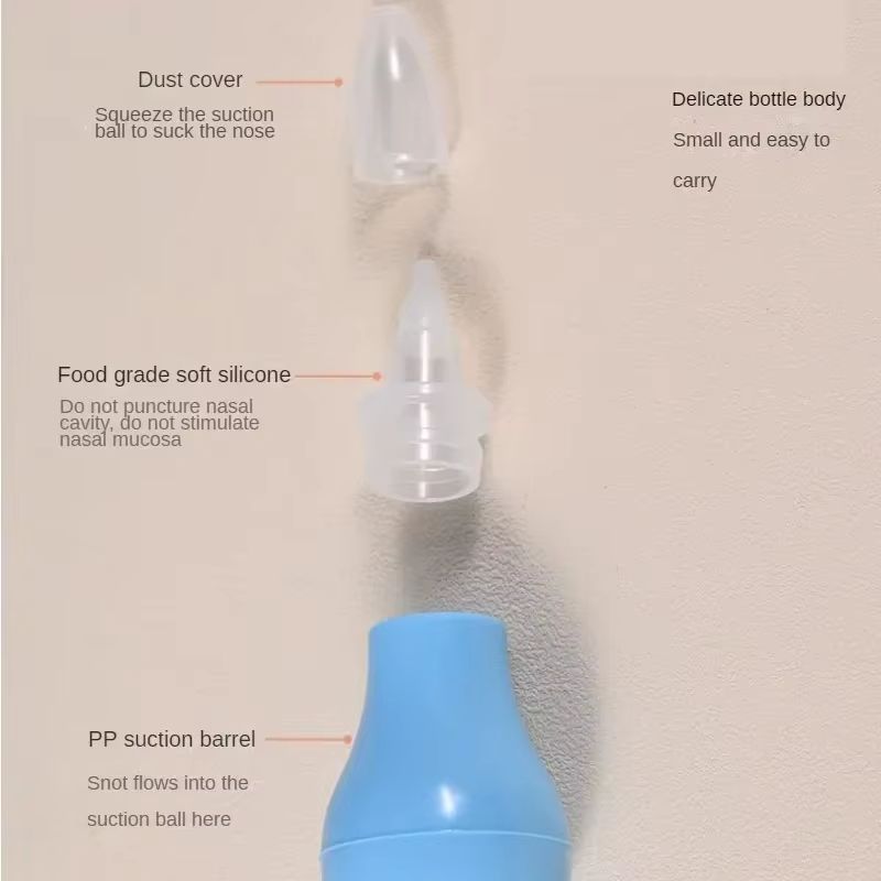 Simple Silicone Baby Nasal Aspirator Sucker Cleaner Nose Wash Anit Backflow Snot Cleaner New Baby Care Diagnostic-tool