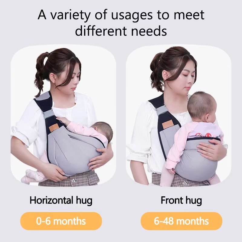 Lightweight Baby Carrier Wrap Multifunctional Baby Carrier Ring Sling for Baby Toddler Carrier Accessories Easy Carrying Artifact Ergonomic Comfortable