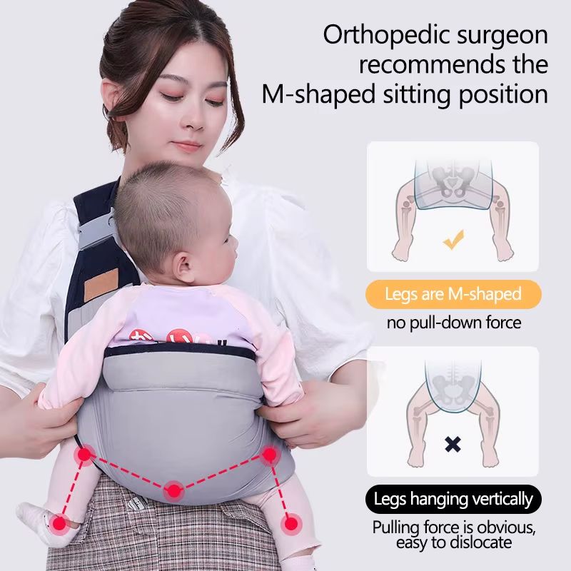 Lightweight Baby Carrier Wrap Multifunctional Baby Carrier Ring Sling for Baby Toddler Carrier Accessories Easy Carrying Artifact Ergonomic Comfortable