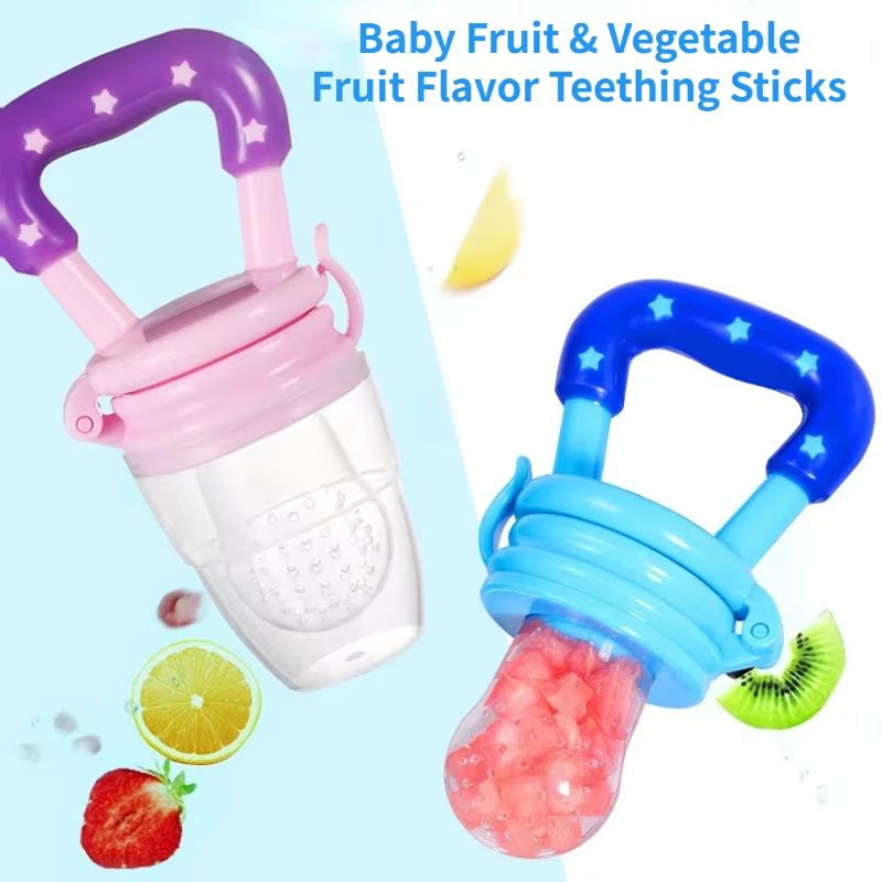 Baby Vegetable And Fruit Bite Bag, Food Aid For Toothless Babies To Eat Fruits, Silicone Bite Bag, Safe And Reassuring