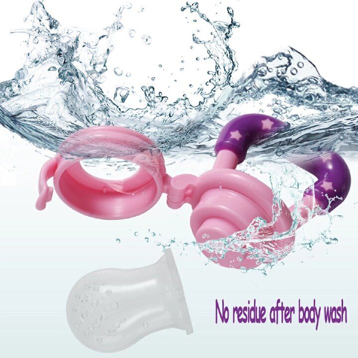 Baby Vegetable And Fruit Bite Bag, Food Aid For Toothless Babies To Eat Fruits, Silicone Bite Bag, Safe And Reassuring