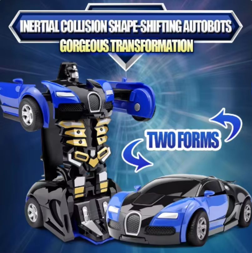 Transforming Robot With One Click Automatic Shape Conversion Boy Gift Toy Car Parent Child Interaction Model Car