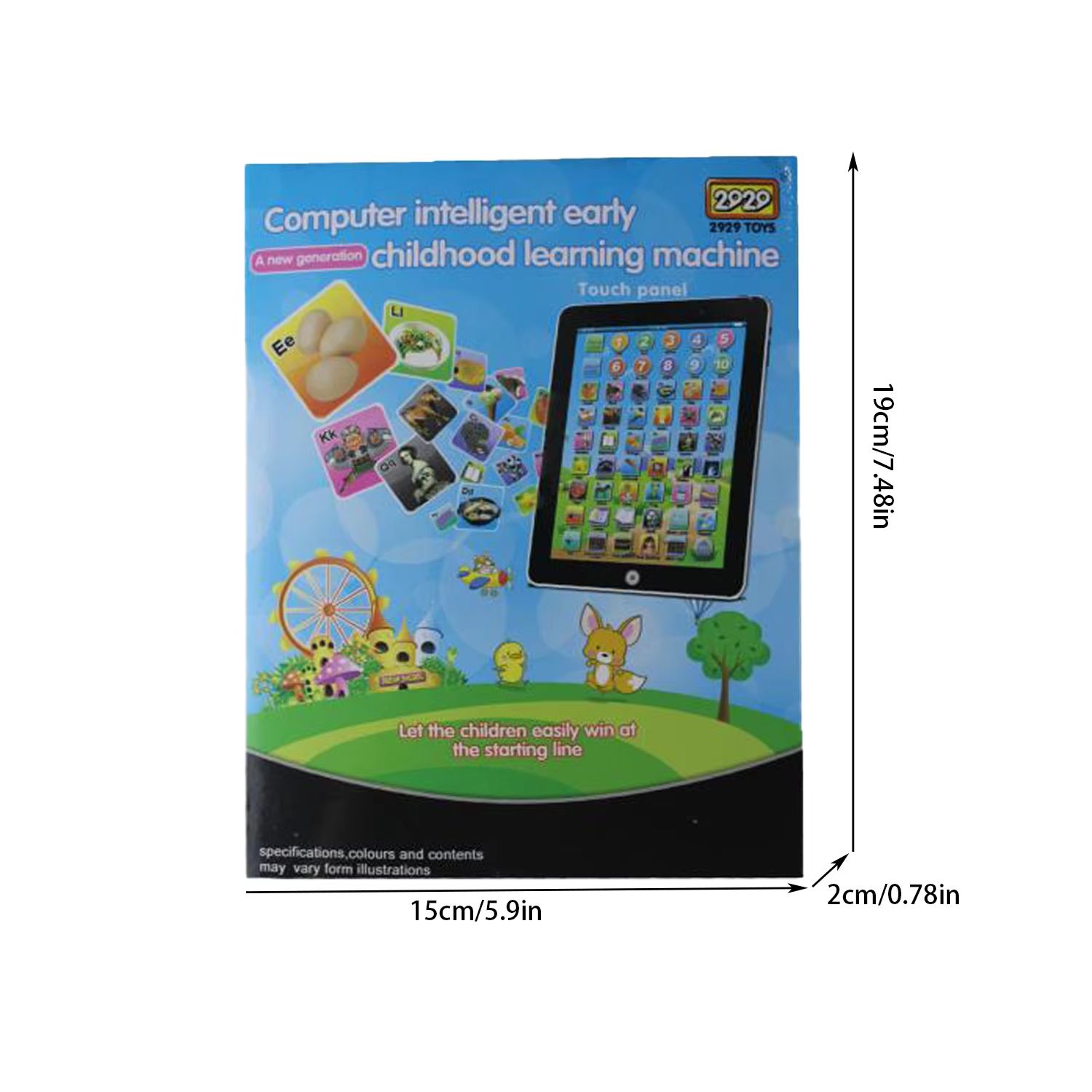 Kids Early Learning Education Touch Screen Mini iPad Tablet Computer Gift Toy For Children Learning Toys English Tablet Learning Machine