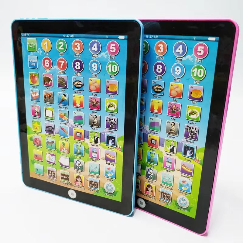 Kids Early Learning Education Touch Screen Mini iPad Tablet Computer Gift Toy For Children Learning Toys English Tablet Learning Machine
