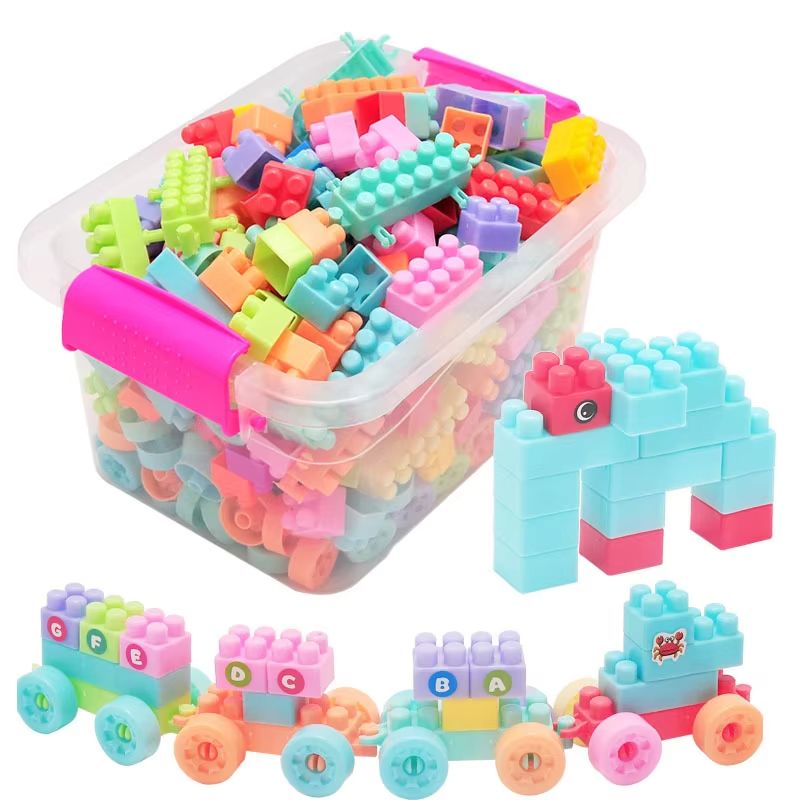 108 Pcs Kids Children DIY Puzzle Building Blocks Learning Educational Toys christmas gifts