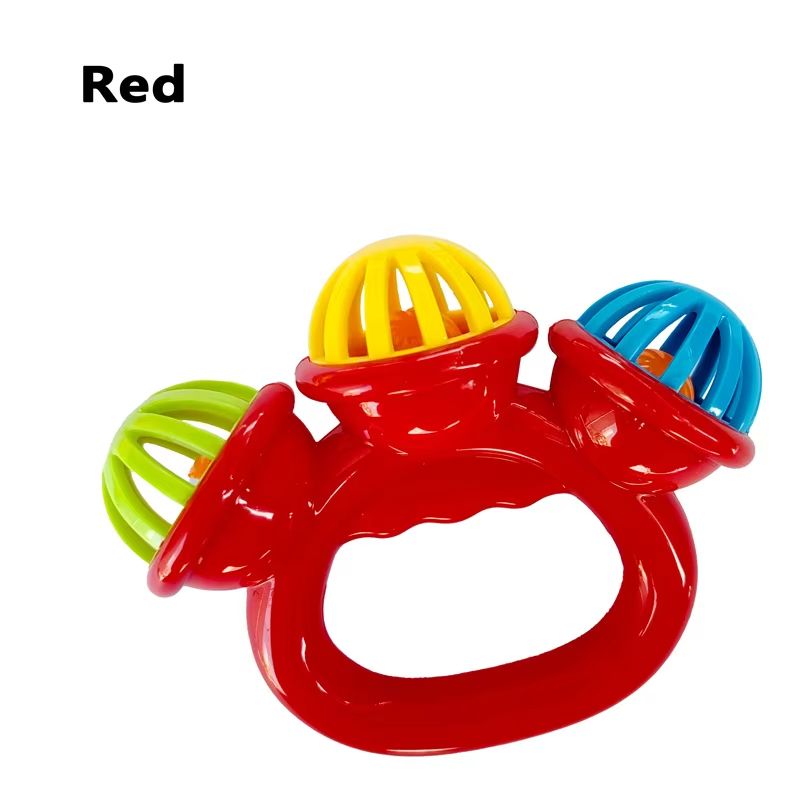 Baby Hand Rattle Ball Toys Newborn Grasping Hand Bell Sensory Toys Kids Safety Materials Toys for 0-36 Months Baby Children Gift