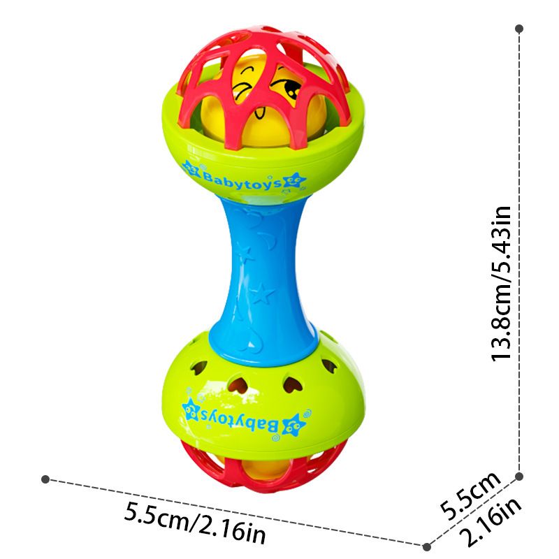 Baby Rattle Toys Textured Hand Touch Grasp Balls Newborn Gift Baby Sensory Developmental Educational Toys 0-36 Months Babies