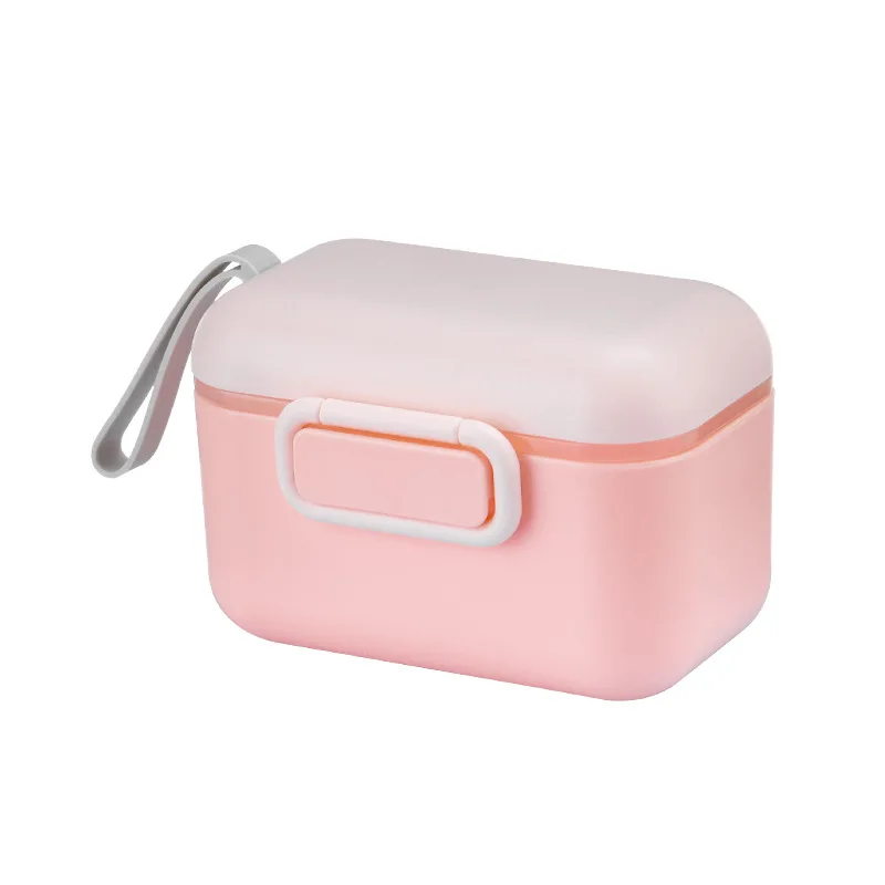 Baby Formula Dispenser with 400ml Milk Powder Storage Box Infant Essential Cereal Toddle Snacks Container for Travel