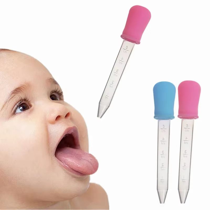 2pcs 5 ml Baby Child Medicine Dispenser Dropper Type Medicine Inspirator for Infant Toddler Liquid Given Medicine Feeder