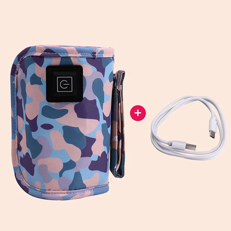 Baby Bottle Warmer 3-speed adjustment Baby Bottle Cup Warmer Car Portable USB Bottle Warmer Baby and Children Outdoor Travel Bab