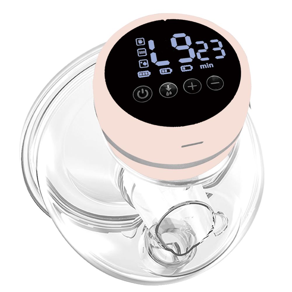 Smart Wearable Invisible Electric Breast Pump Portable High Suction Rechargeable Extractors BPA Free 3 Modes & 12 Levels Low Noise