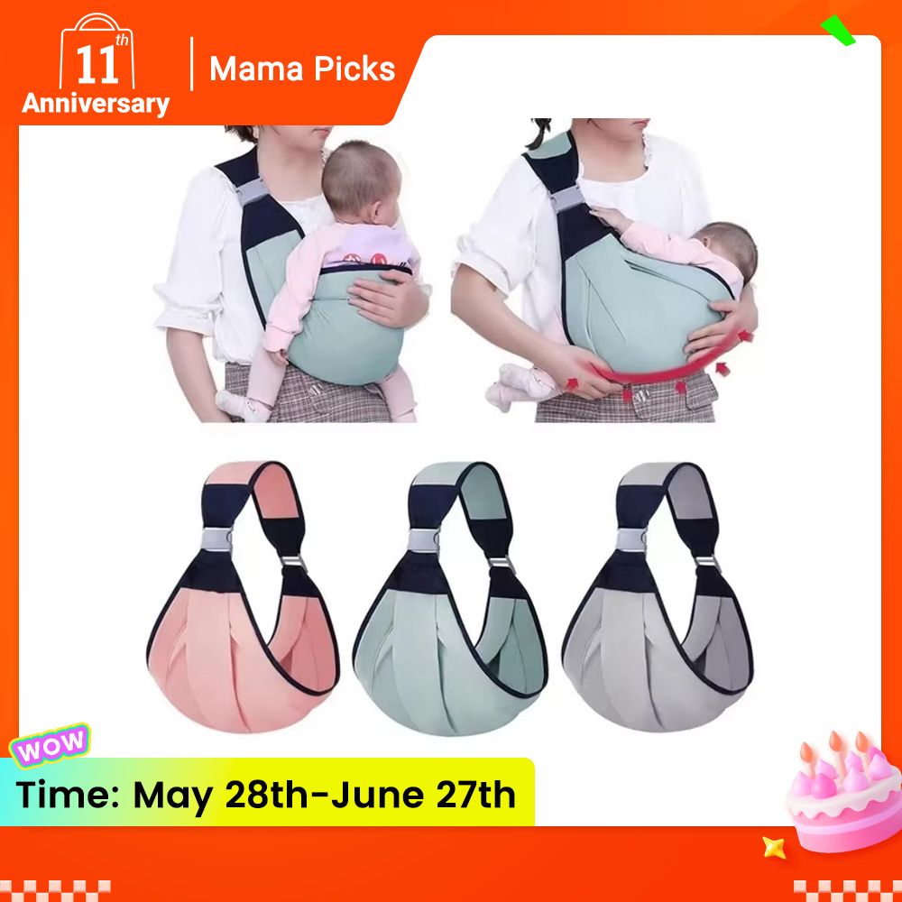 Lightweight Baby Carrier Wrap Multifunctional Baby Carrier Ring Sling for Baby Toddler Carrier Accessories Easy Carrying Artifact Ergonomic Comfortable