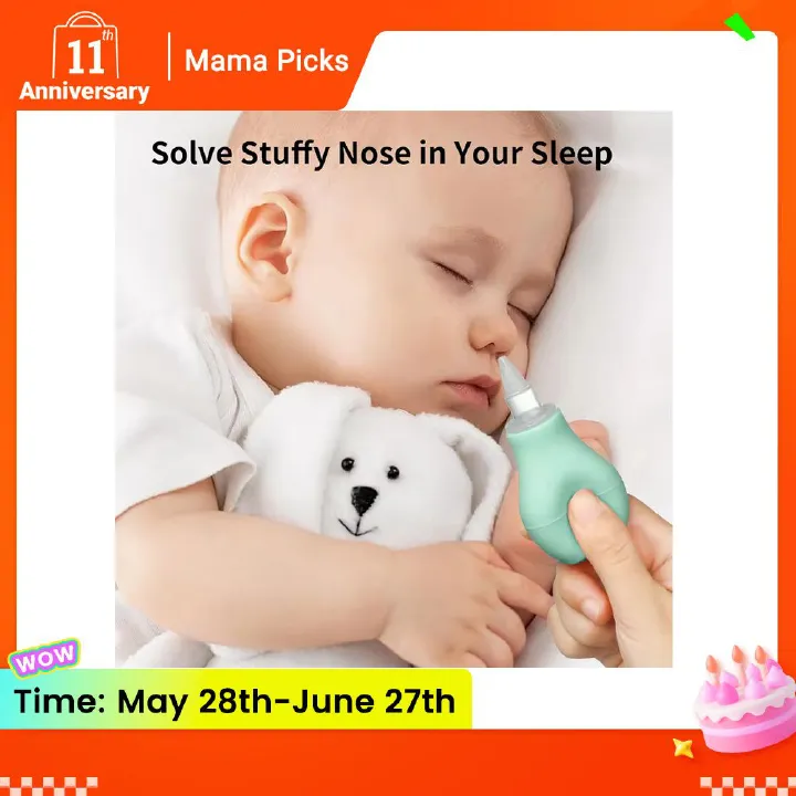 Simple Silicone Baby Nasal Aspirator Sucker Cleaner Nose Wash Anit Backflow Snot Cleaner New Baby Care Diagnostic-tool