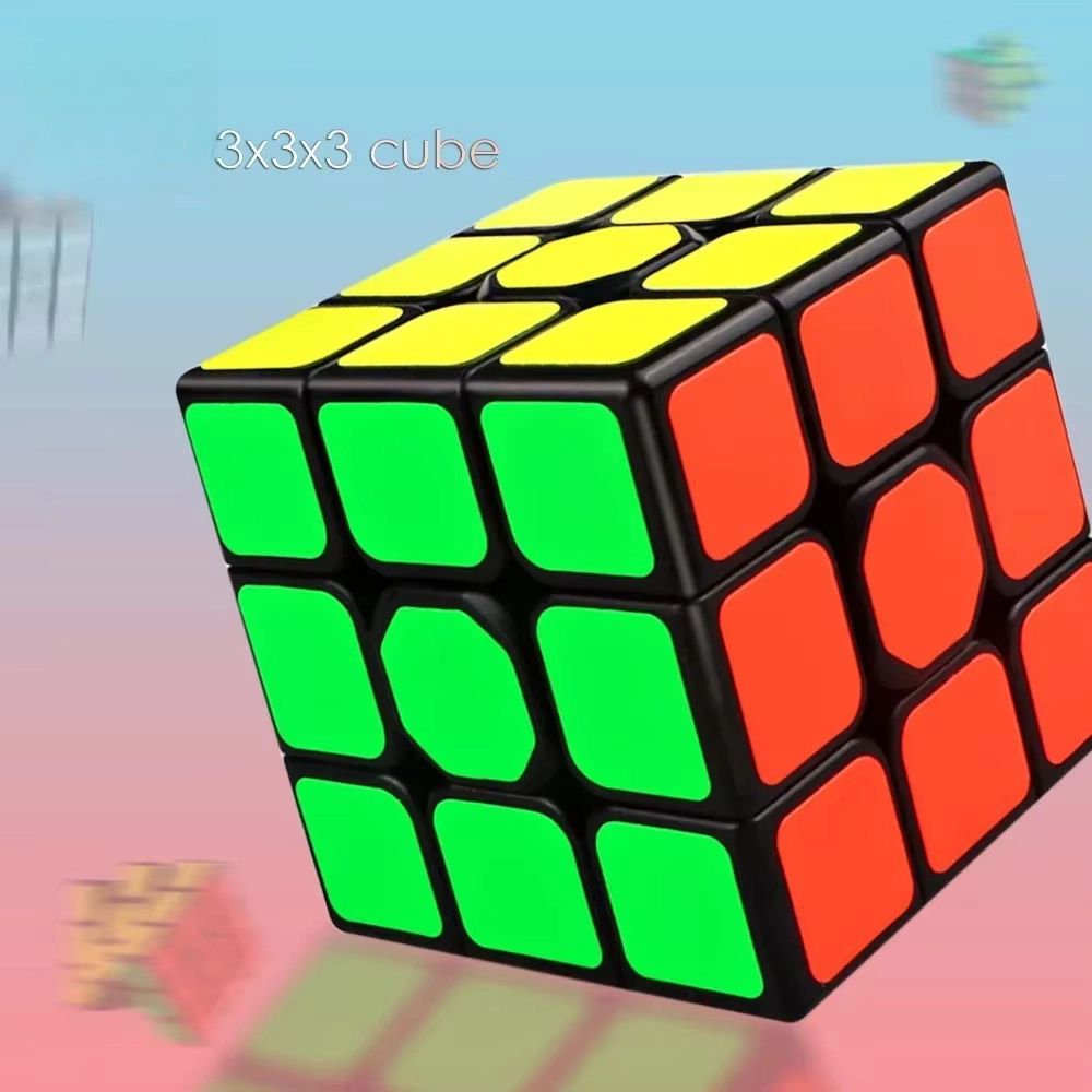 3x3x3 Magic Cube Black Professional 3x3 Cube Speed Puzzle ​Professional Cubo Magico Educational Toys For Kids Gift
