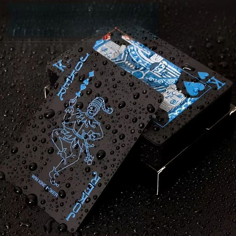 Waterproof PVC Illusionist Poker Cards Durable & Aesthetically Enhanced Design Perfect for Game Nights Parties Family Fun Creative Gift