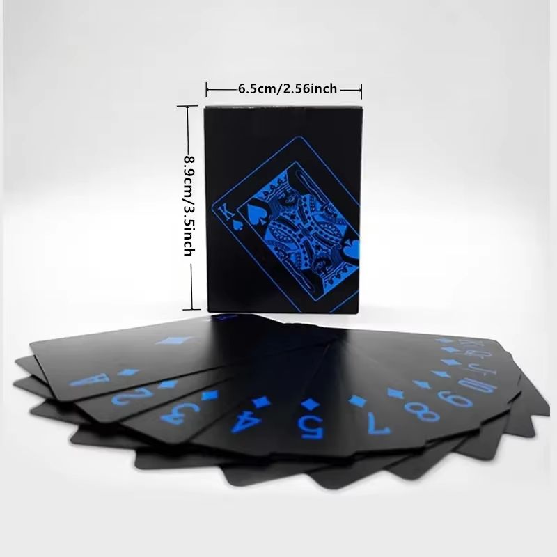 Waterproof PVC Illusionist Poker Cards Durable & Aesthetically Enhanced Design Perfect for Game Nights Parties Family Fun Creative Gift