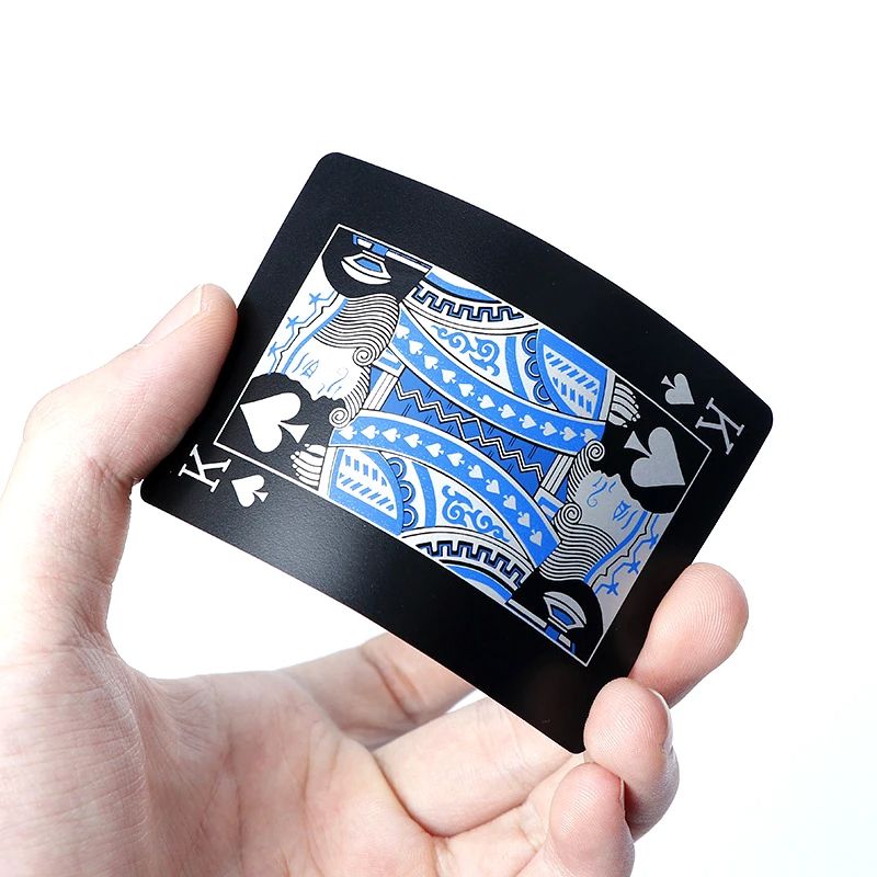 Waterproof PVC Illusionist Poker Cards Durable & Aesthetically Enhanced Design Perfect for Game Nights Parties Family Fun Creative Gift
