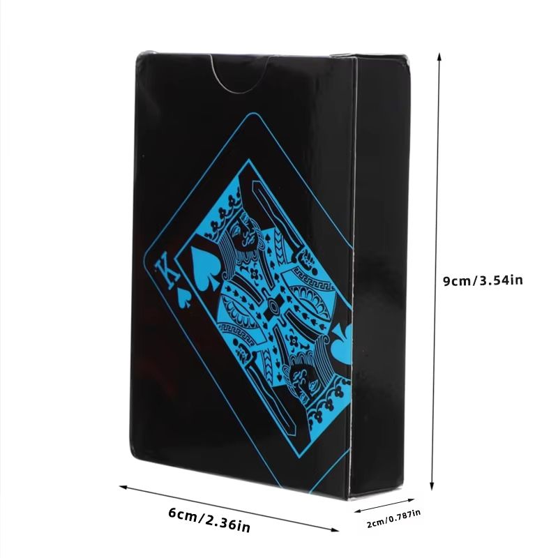 Waterproof PVC Illusionist Poker Cards Durable & Aesthetically Enhanced Design Perfect for Game Nights Parties Family Fun Creative Gift