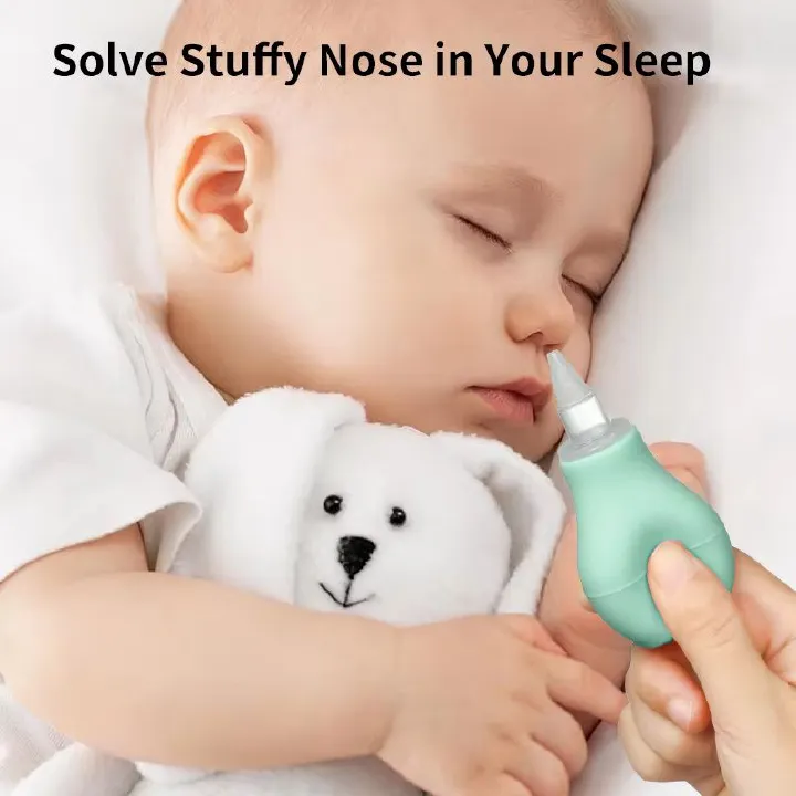 Simple Silicone Baby Nasal Aspirator Sucker Cleaner Nose Wash Anit Backflow Snot Cleaner New Baby Care Diagnostic-tool